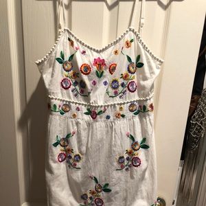 vintage styled floral sun dress